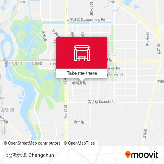 北湾新城 map