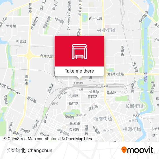 长春站北 map