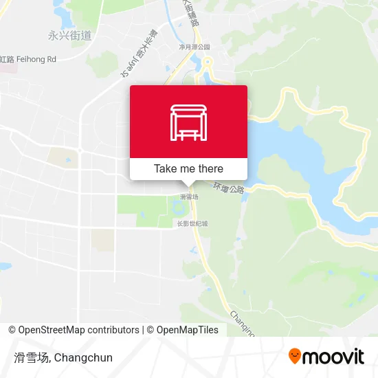 滑雪场 map