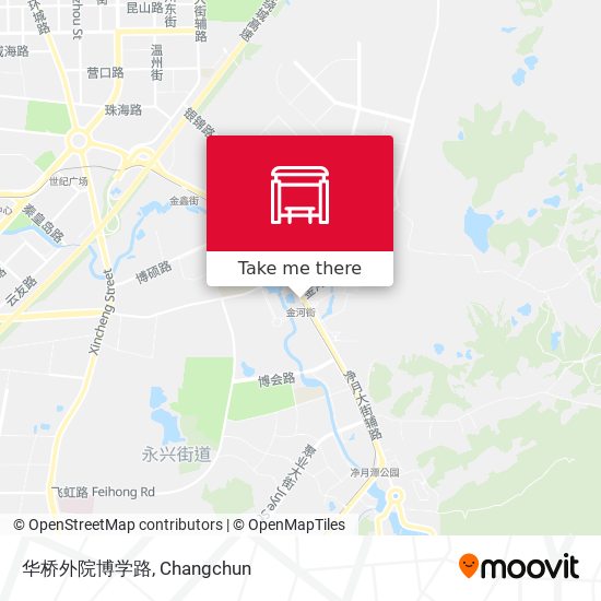 华桥外院博学路 map