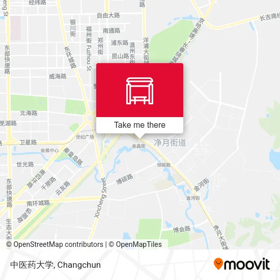 中医药大学 map