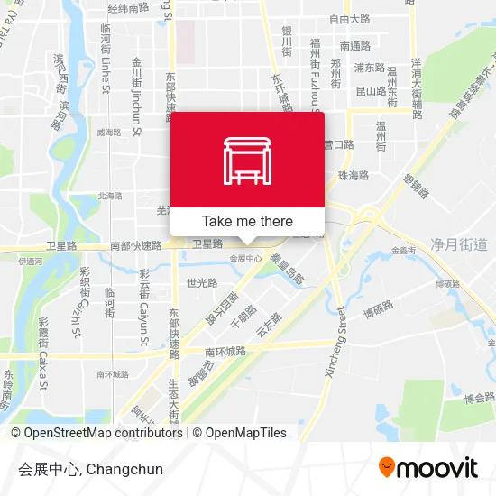 会展中心 map