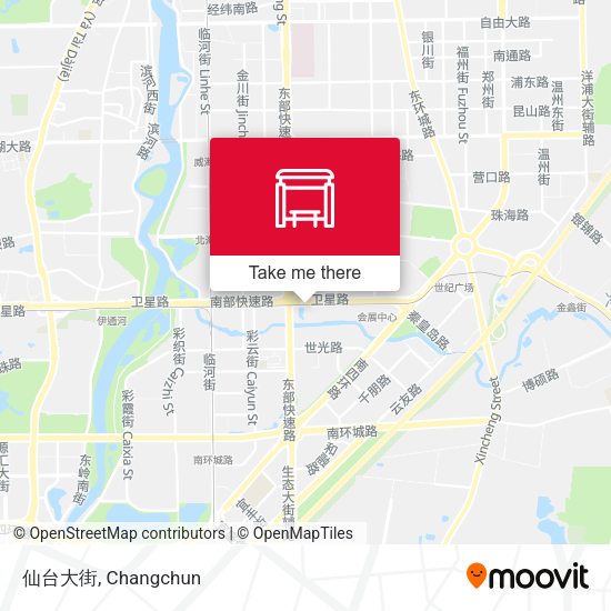 仙台大街 map