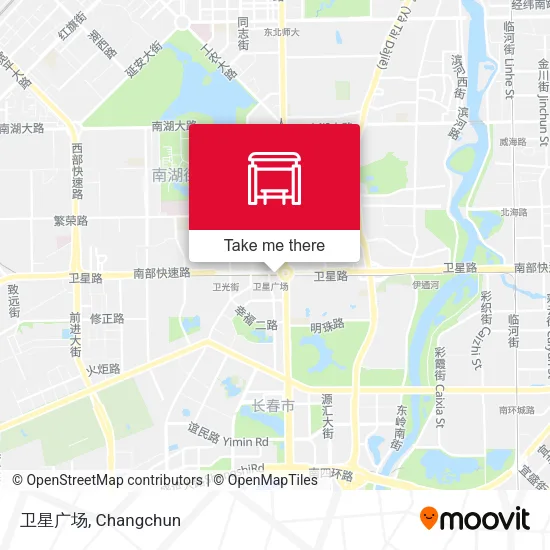 卫星广场 map