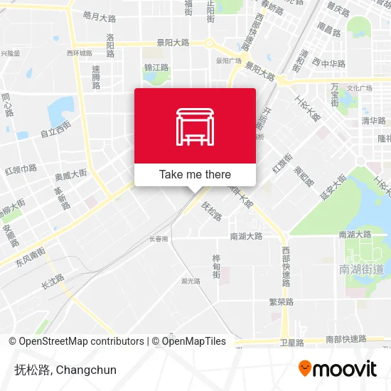 抚松路 map