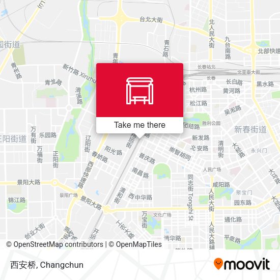 西安桥 map
