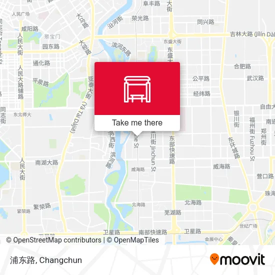 浦东路 map
