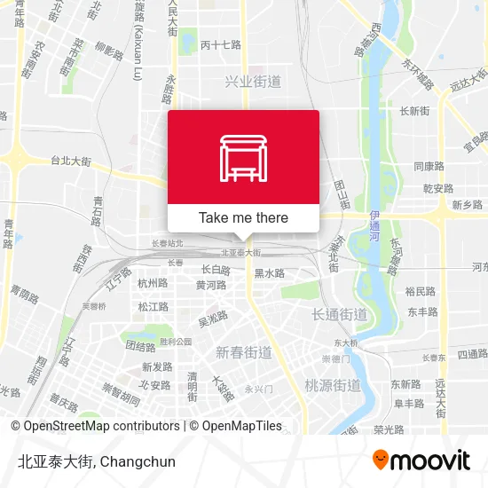 北亚泰大街 map