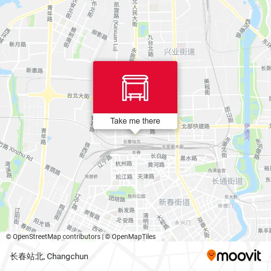 长春站北 map