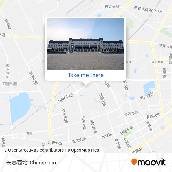 长春西站 map