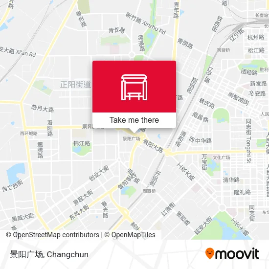 景阳广场 map
