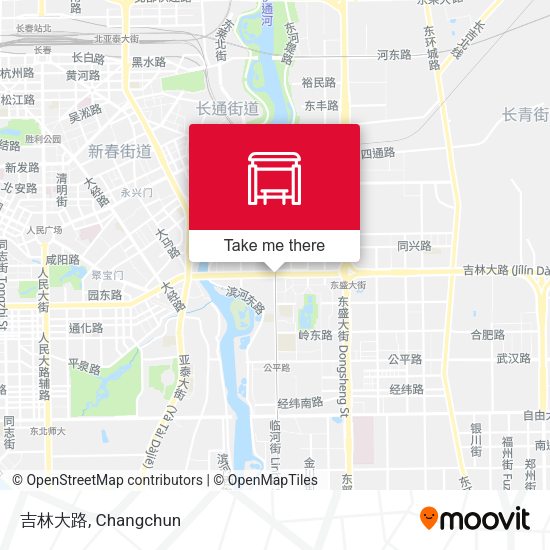 吉林大路 map