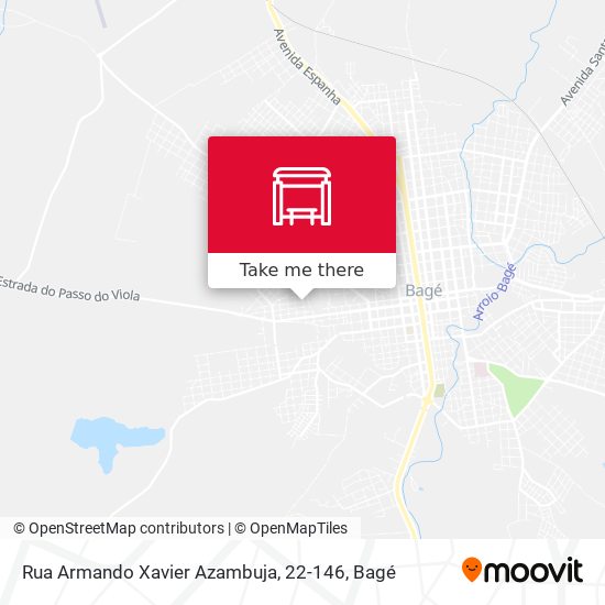 Mapa Rua Armando Xavier Azambuja, 22-146