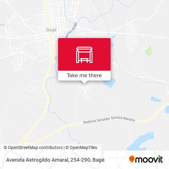 Avenida Astrogildo Amaral, 254-290 map