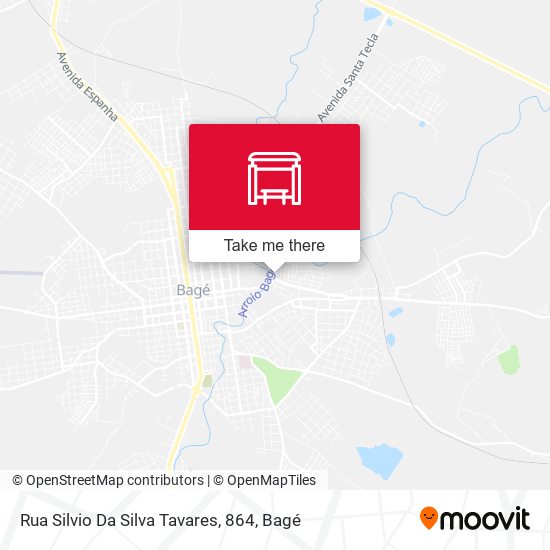 Mapa Rua Silvio Da Silva Tavares, 864