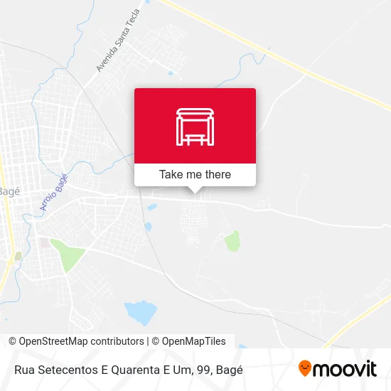 Rua Setecentos E Quarenta E Um, 99 map