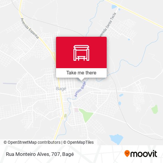 Mapa Rua Monteiro Alves, 707