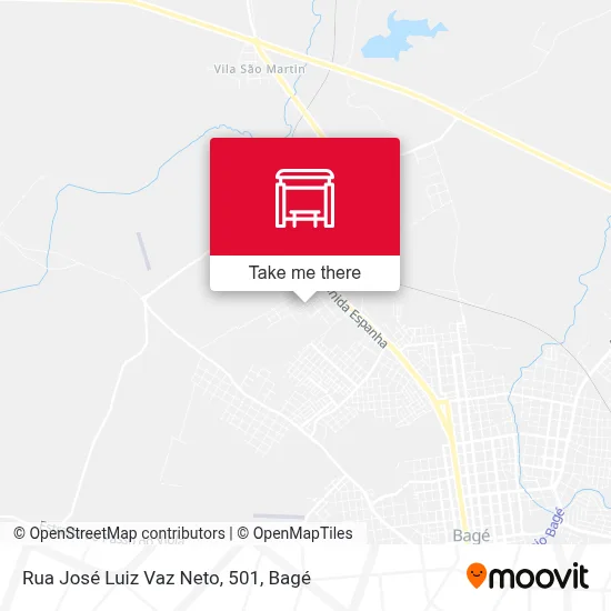 Rua José Luiz Vaz Neto, 501 map