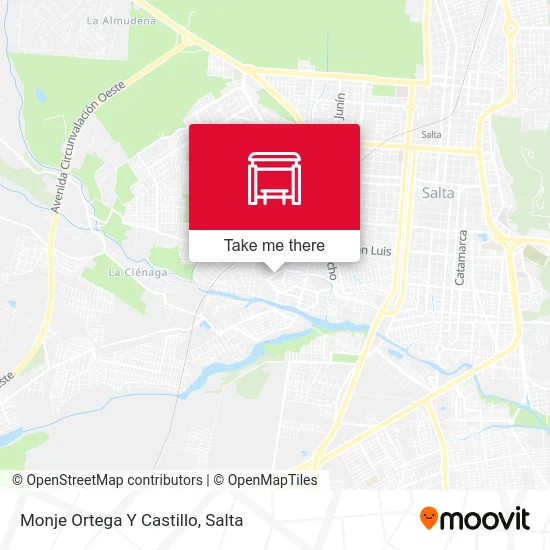 Monje Ortega Y Castillo map