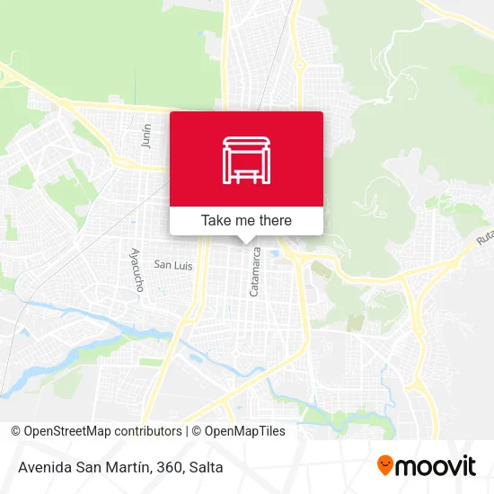 Avenida San Martín, 360 map
