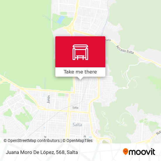 Mapa de Juana Moro De López, 568