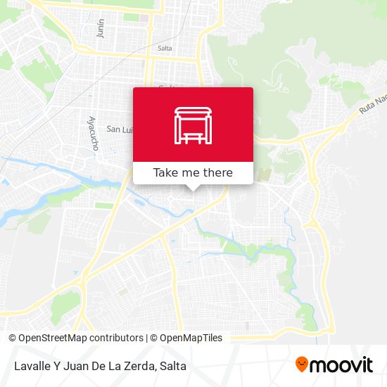 Mapa de Lavalle Y Juan De La Zerda