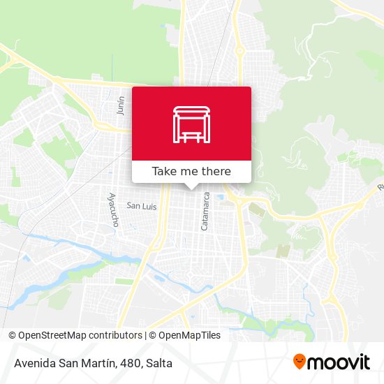 Avenida San Martín, 480 map