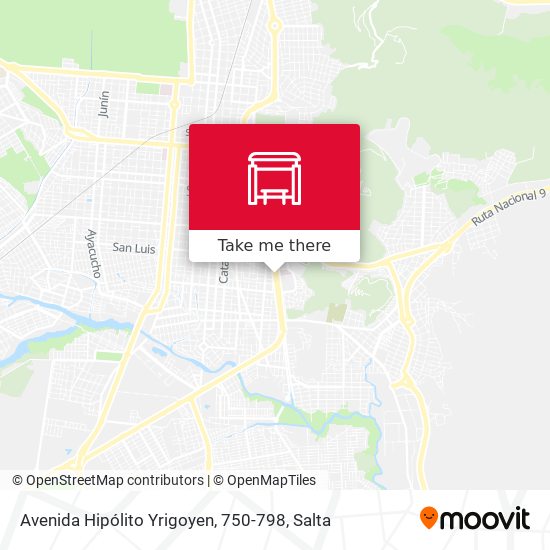 Avenida Hipólito Yrigoyen, 750-798 map