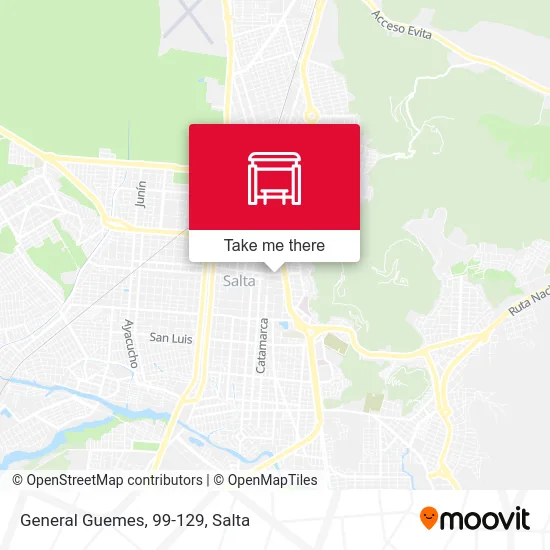 General Guemes, 99-129 map