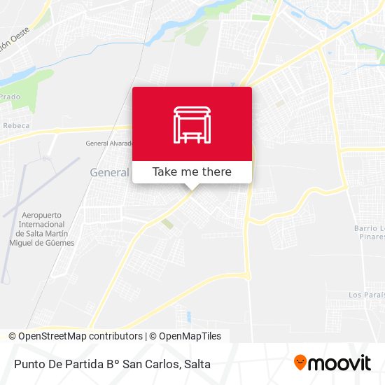 Punto De Partida Bº San Carlos map