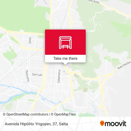 Avenida Hipólito Yrigoyen, 37 map