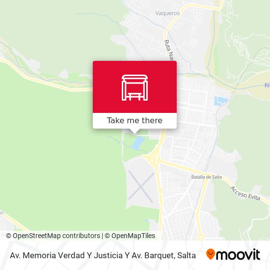 Av. Memoria Verdad Y Justicia Y Av. Barquet map
