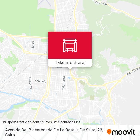 Avenida Del Bicentenario De La Batalla De Salta, 23 map