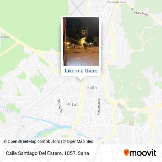 Calle Santiago Del Estero, 1057 map