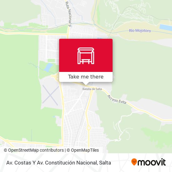Av. Costas Y Av. Constitución Nacional map