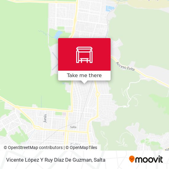 Mapa de Vicente López Y Ruy Díaz De Guzman