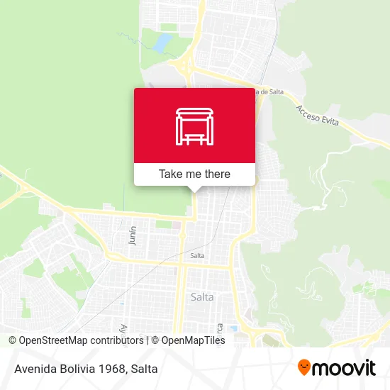 Avenida Bolivia 1968 map