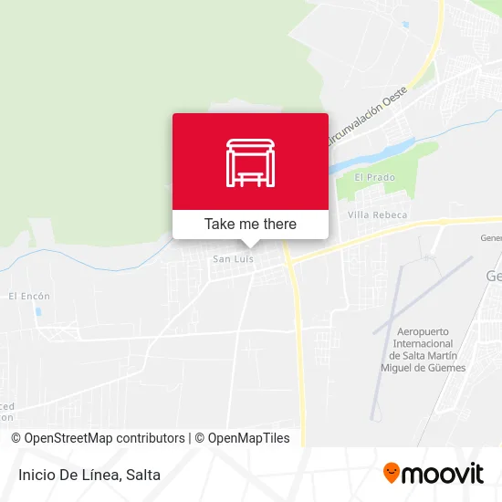 Inicio De Línea map