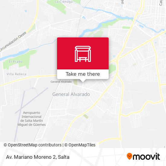 Mapa de Av. Mariano Moreno 2