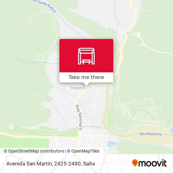 Mapa de Avenida San Martín, 2425-2480