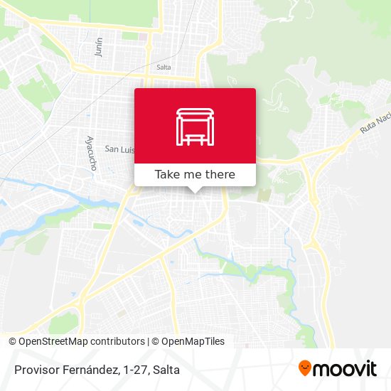 Mapa de Provisor Fernández, 1-27