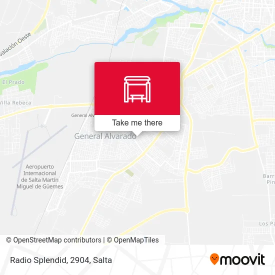 Radio Splendid, 2904 map