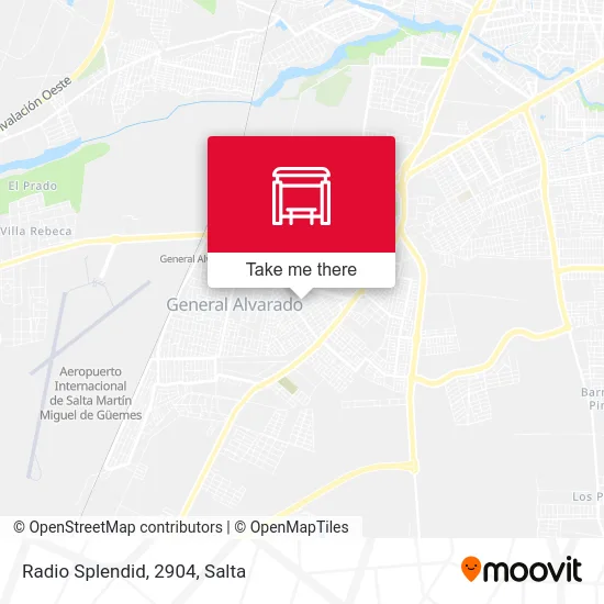 Radio Splendid, 2904 map