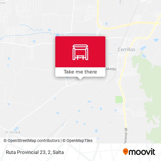 Ruta Provincial 23, 2 map