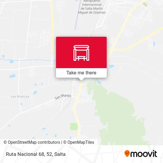 Ruta Nacional 68, 52 map