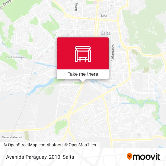 Avenida Paraguay, 2010 map
