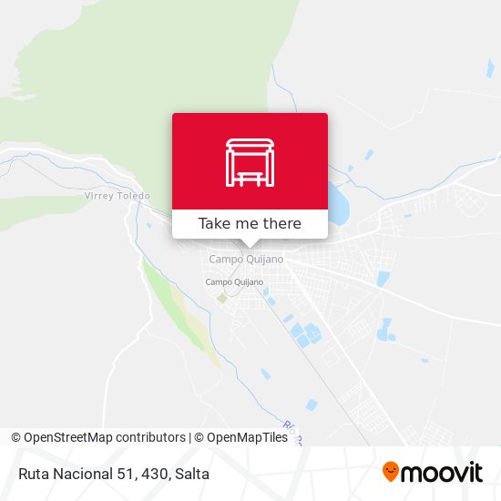 Mapa de Ruta Nacional 51, 430