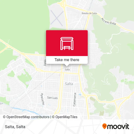 Salta map