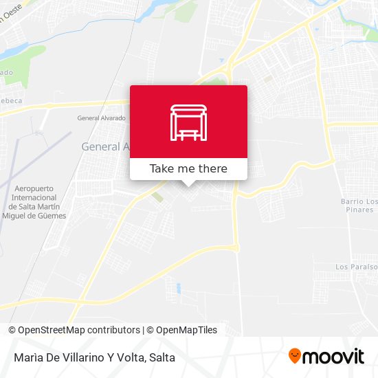 Mapa de Marìa De Villarino Y Volta