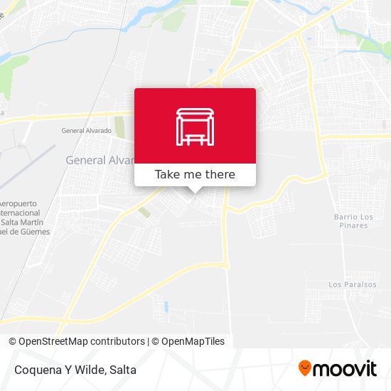 Mapa de Coquena Y Wilde